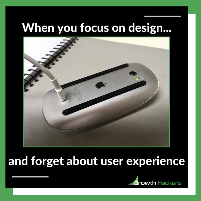 When you focus on design... and forget about user experience